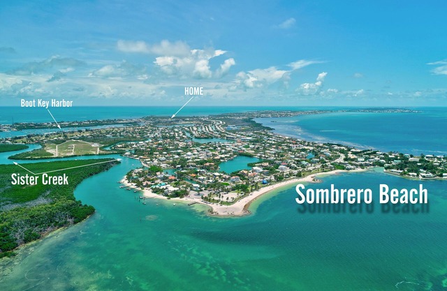 Waterfront Private House w/a Pool near Sombrero Beach - Family & Pet Friendly