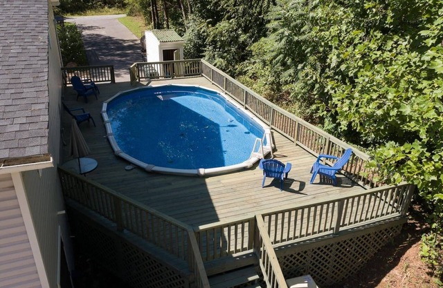 Waterfront Retreat Pool Firepit Theater Billiards Gazebo by River and Fire Pit Theater Room