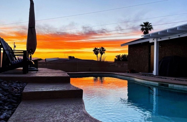 Welcome to Casa Azul, with Resort Style Backyard, Pool and Heated Spa