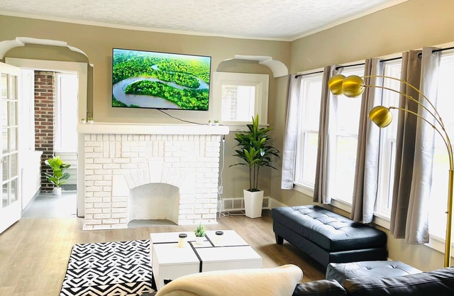Welcome to our charming two-bedroom retreat nestled in the heart of West Cleveland