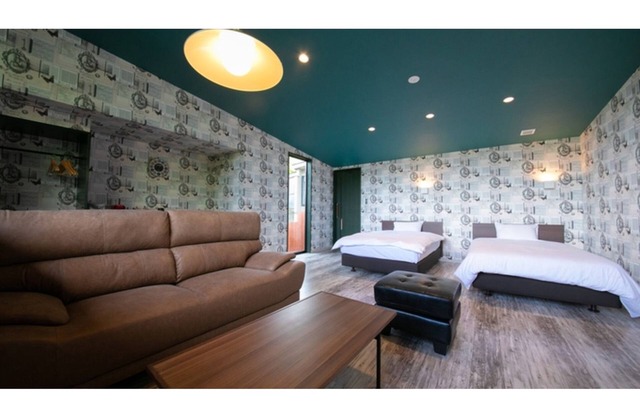 Westernstyle detached room with openair bath Sap/Yufu Ōita