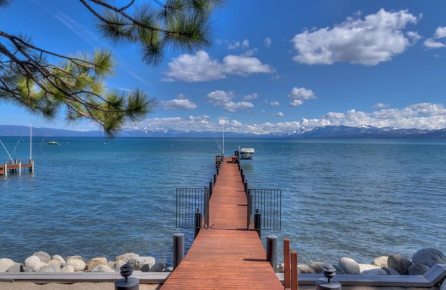 Whispering Pines by Tahoe Getaways - Lakefront w/Private Pier, Buoy w Pool Table, Fireplace
