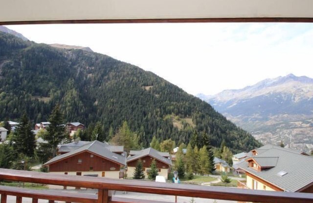 Wifi, 2nd floor, view mountain, tv, ski locker, 36m², Valfréjus