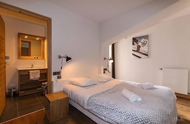 Wifi, view mountain, fitness, swimming pool, sauna, hammam, balcony, tv, ski locker, 54m², Combloux