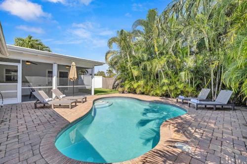 Wonderful Tropical Pool House In Delray Near Ocean