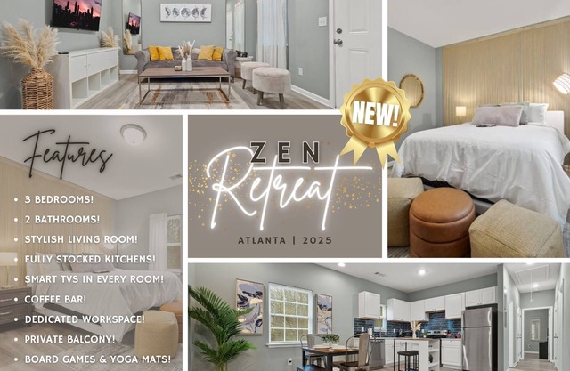 Zen Retreat – Serene, Wellness-Inspired 3BR w/Balcony, Yoga Space & Coffee Bar