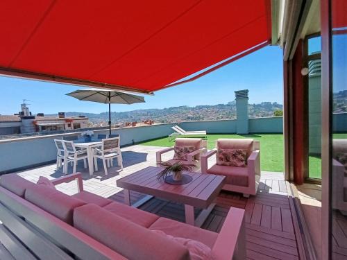 Lavadores Apartment | Ático Chill-Out de lujo con piscina y garaje gratis
