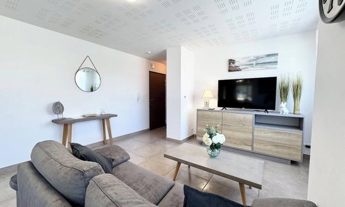 Guidel-Plages Apartment | Élégant T2 - Les pieds dans l'eau