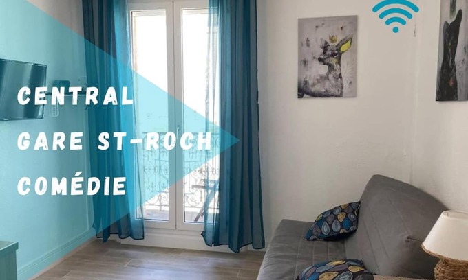 Comedie Apartment | 013 - Cosy Studio, Place Comédie Gare St Roch