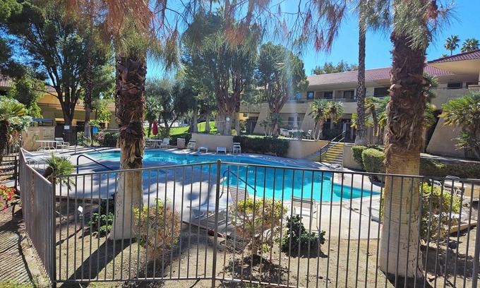 Palm Springs Condo | 1-bedroom first floor gated community in Palm Springs Villas II