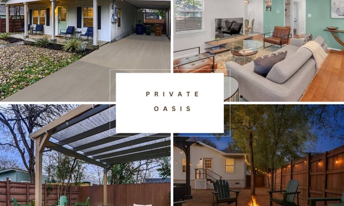 Dawson House | 1 block-5min Zilker & Ladybird Lake Chic Home-Soco, Walkable !