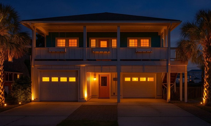 Carolina Beach Cottage | 1 Block to Beach, Luxe Standalone Cottage, Wave Room!