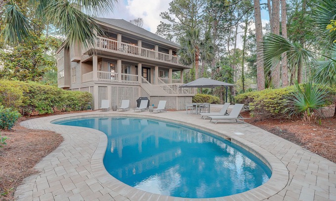 South Beach House | 1 Brown Pelican - Beautiful 2nd Row Ocean Home in Sea Pines