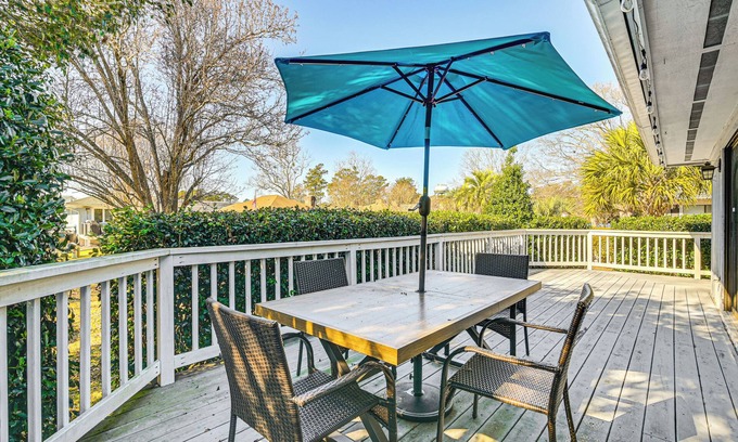Myrtle Beach House | 1 Mi to Broadway at the Beach: Home w/Large Yard!