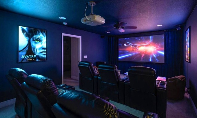 Sun Bay South Apartment | #1 Rated Mansion Heated Pool/Spa Theater Peloton Gym Game Room