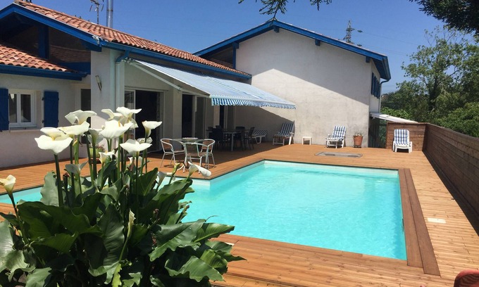 Bidart Villa | 10% Promo July! Bidart near biarritz villa for 14 people 400m from the beach