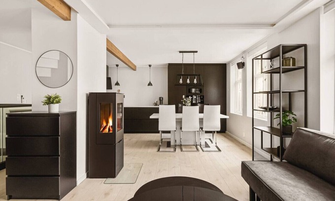 Bergen City Centre Apartment | 100m to Bryggen I Lux Feeling & Private Patio