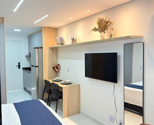 Liberdade Apartment | 103NV Studio Liberdade SP 300 m Estação Liberdade acomoda ate 03 pessoas
