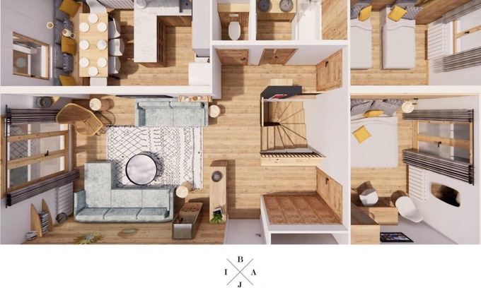 Le Lavachet Apartment | 10m from ski slopes, 1st floor, tv, ski locker, 82m², Tignes