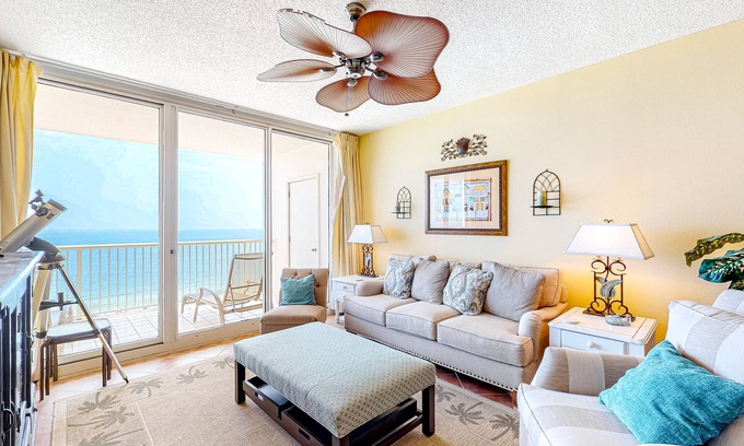 Fort Morgan Condo | 11th Floor Oceanfront Condo w/Shared Pool, Ocean View, and Fast WiFi
