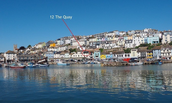 Brixham Apartment | 12 The Quay - Brixham - luxury harbour front apartment with panoramic sea views & dedicated parking