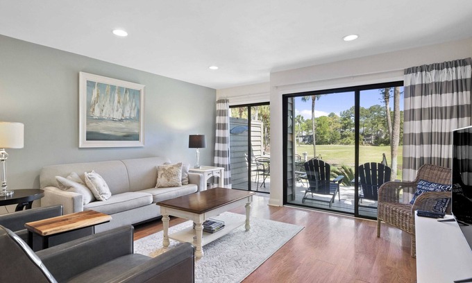 Shipyard Plantation Villa | 121 Greens-7 Min Walk to Beach, Full Remodel w/Beach Locker & Chairs