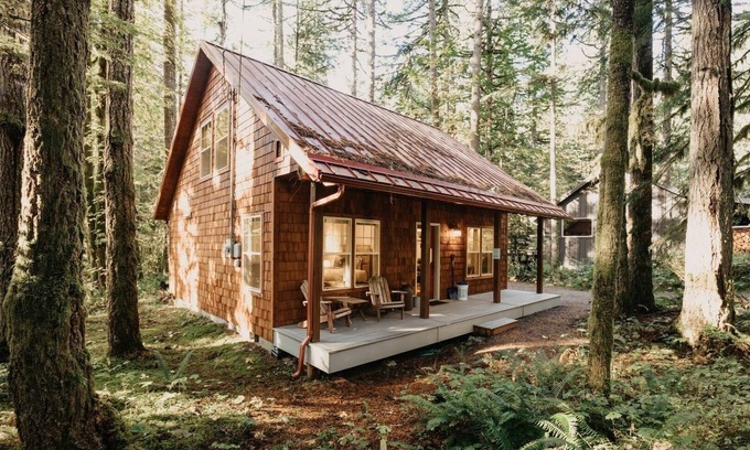 Glacier Cabin | 12GS - Wi-Fi - Pets OK - A/C - BBQ by RedAwning