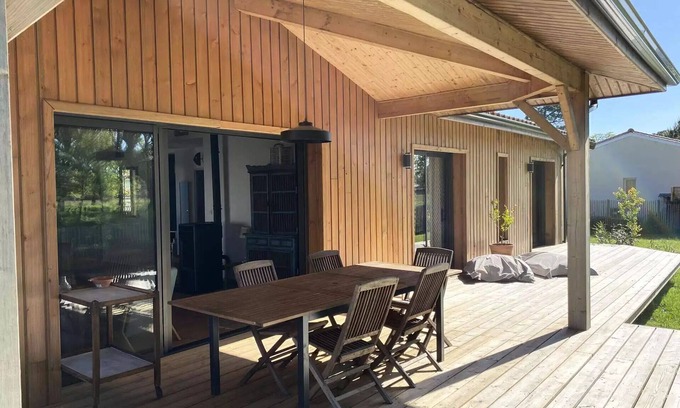 Hourtin Villa | 143 - charming new timber-frame house for 8 people