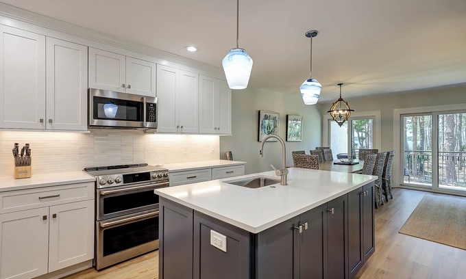 South Beach Condo | 1468 Sound Villas- Coastal Chic and Calibogue Sound Views