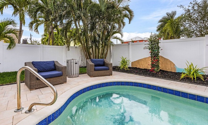 Fort Myers Beach House | 149 Beach Escape: Pool, Cozy Living, Close to the Gulf