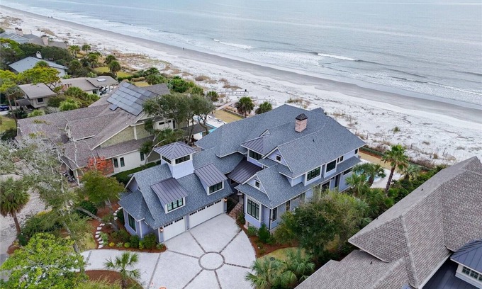 Sea Pines House | 17 Grey Widgeon - Brand New Direct Ocean Front Luxury Home!