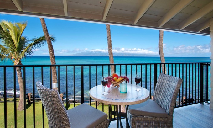 Kahana Condo | 180 Oceanfront View! A/C, Remodeled, 2 Oceanside Pools, Great Location, Clean!