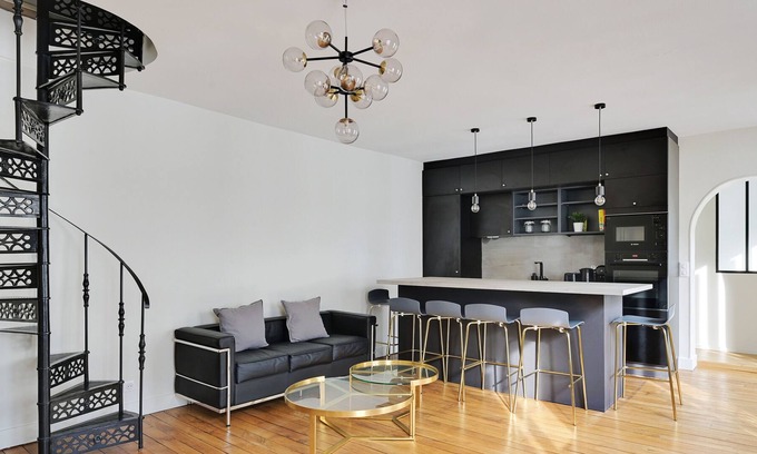 Quartier de la Goutte-d'Or Apartment | 1BDR Modern, bright & quiet 4P - Lariboisière -BAIL MOBILITE