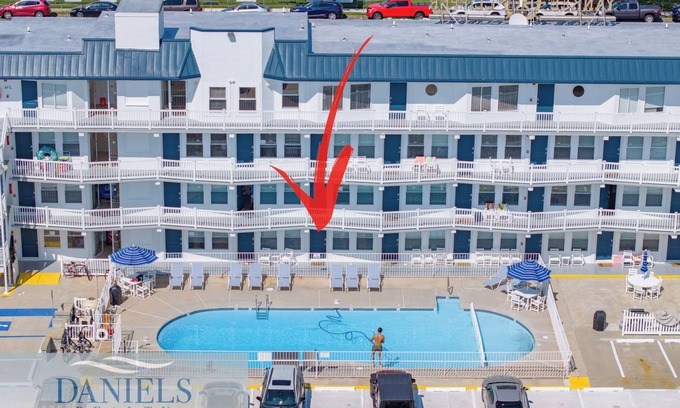Wildwood Crest Condo | 1Br/1Ba Cape Cod Inn Unit 104, Wildwood Crest. Booking offseason and 2026!