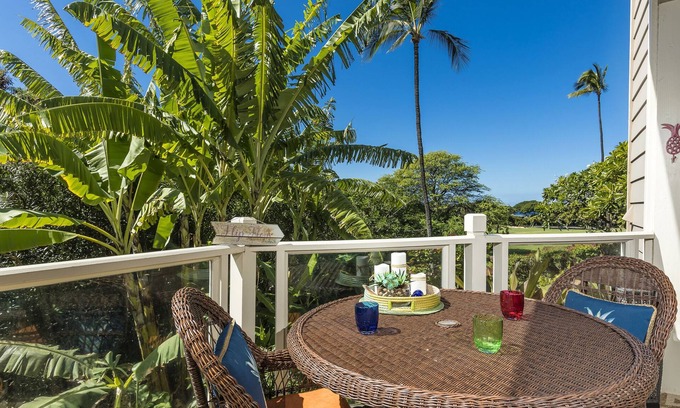 Wailea Condo | 1BR, 2BA! Enjoy Fairway and Partial Ocean Views From Your Private Lanai!