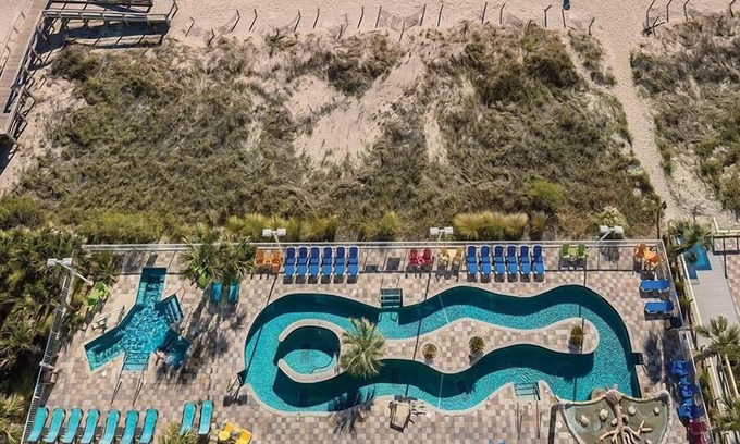 Cherry Grove Beach Condo | 1br Ocean View Condo Water Park