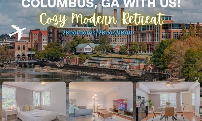 Columbus Apartment | 2-bed Cozy Modern Retreat