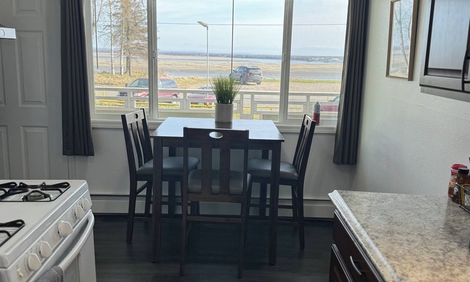 Kenai Apartment | 2 bedroom apartment overlooking the the mouth of the Kenai River. Downtown Kenai