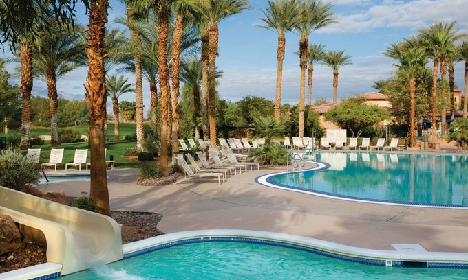Palm Desert House | 2 Bedroom Villa: 2 King Beds; 2 sofa beds; Kitchen, Dining, Fireplace, Balcony