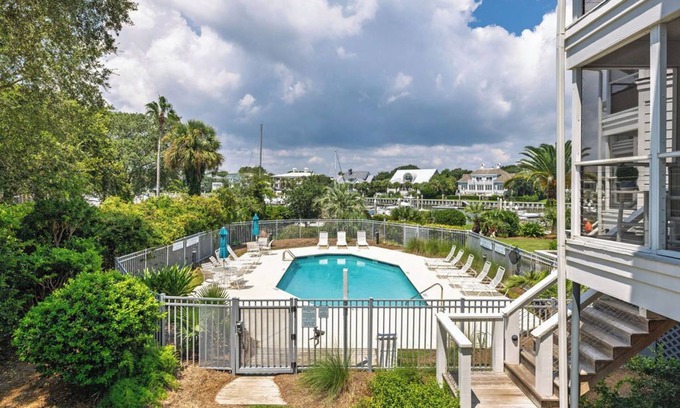 Isle of Palms Condo | 2 Bedroom with community pool and marina views