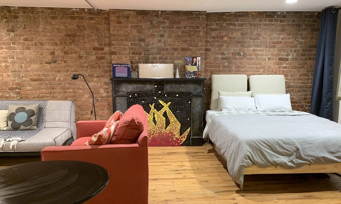 Fort Greene House | 2 bedrooms created w/ heavy curtains by BAM, a cultural district w/private yard