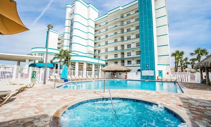 Port Canaveral Condo | 2 BR Cocoa Beach Direct OCEANFRONT Condo with Private Balcony