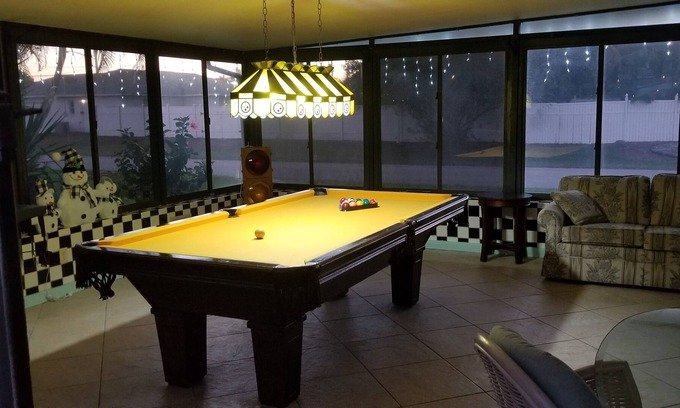Fort Myers House | 2 Private Rooms with Pool and Billards!