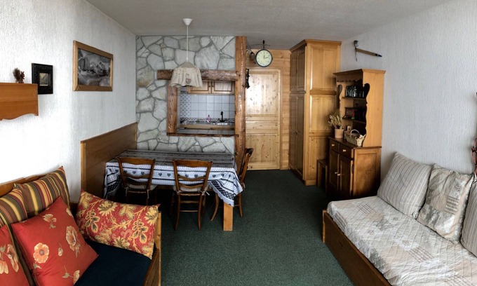 Val Claret Apartment | 2-Room Apt South/West Facing, Central Location