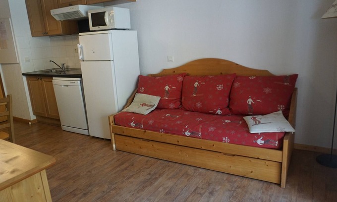 Orcieres-Merlette Apartment | 2-room flat, 4 pax, pool, WiFi, covered parking