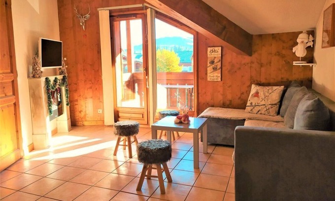Praz-sur-Arly Apartment | 2 rooms+cabin 6 people -200M Pistes Praz Sur Arly