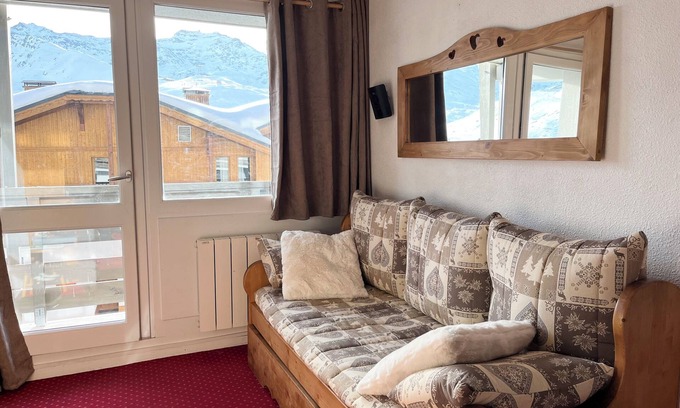 Val-Thorens Apartment | 2 Rooms + Cabin - SOUTH - Nice Mountain View - Quiet