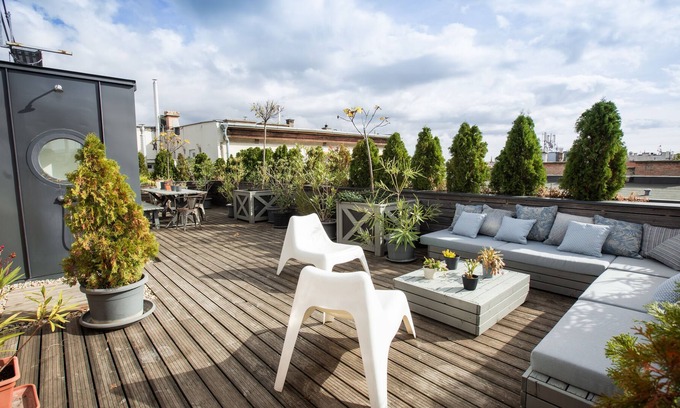 Terezvaros Apartment | 200m2 Splendid Downtown Flat with 75m2 Gergious Terrace