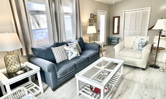 Isle of Palms Condo | #201 Sunset Overlook, 2Br/1Ba, Pool, Pet-Friendly