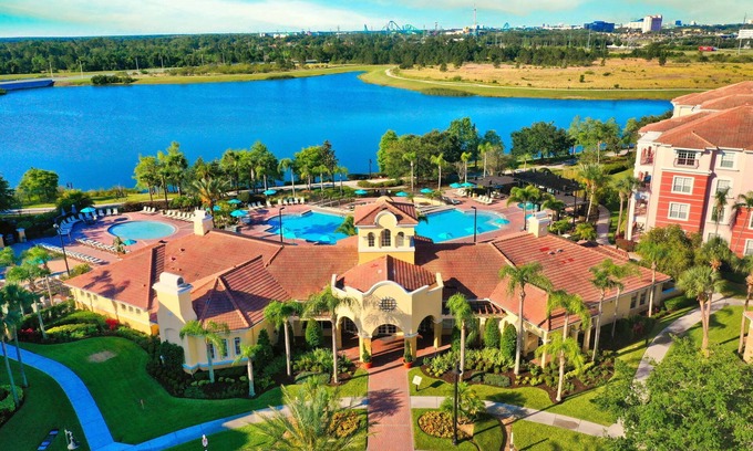 Florida Central Atlantic Coast Condo | 2100 sq-ft, 4 Bedroom , Disney/Universal, corner unit with TV in each Bdrm.
